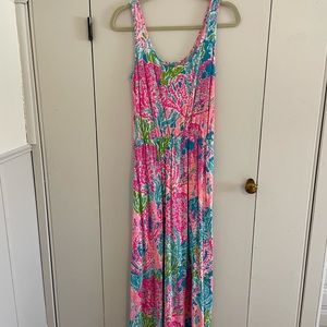 Lilly Pulitzer Tria Maxi Dress in “let’s cha cha”